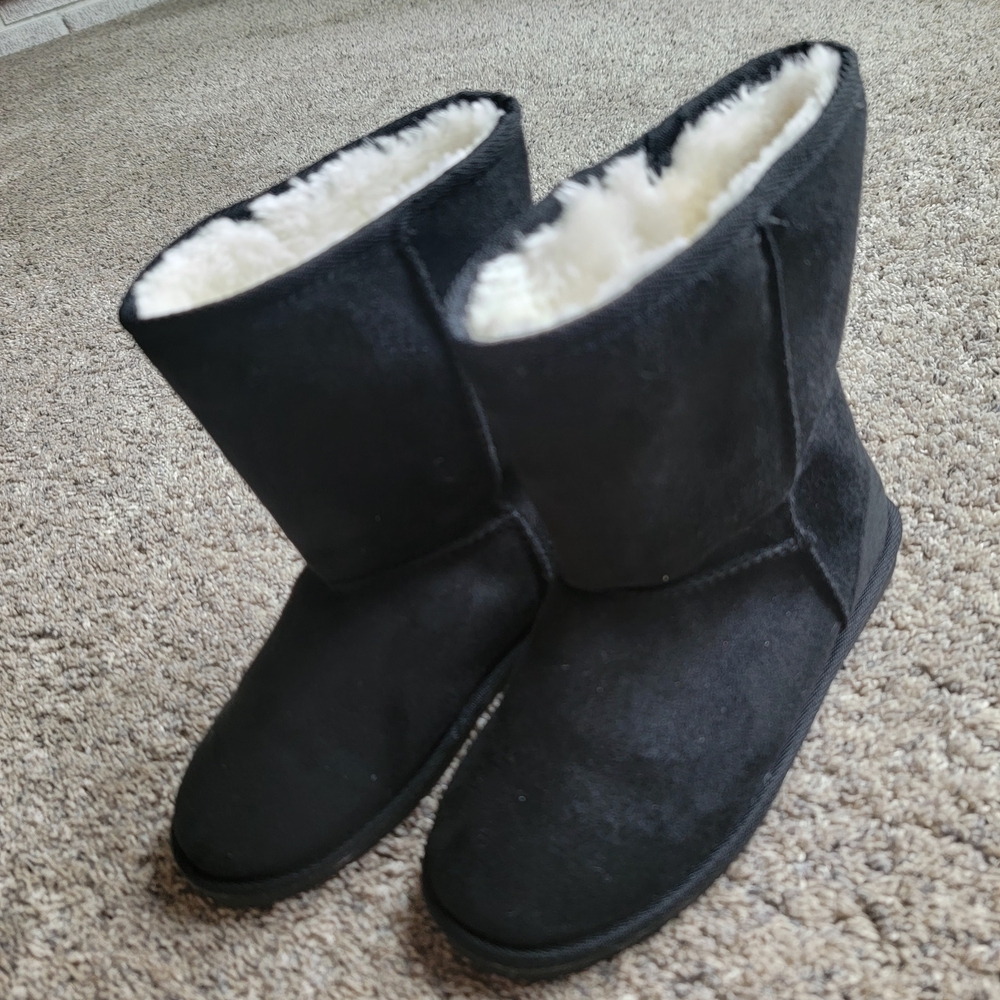 Dawgs Black Fleece-Lined Women's Winter Boots Size 7